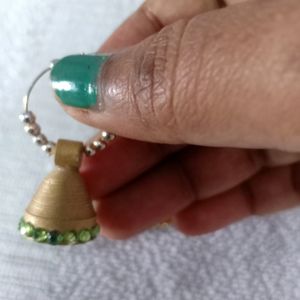 4pairs 300/- Silk Thread And Quilled Earrings
