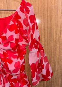 Floral Print Mini Dress