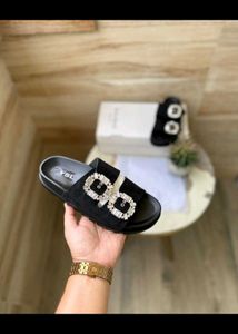 YSL Beaded sliders