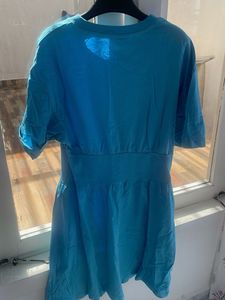 Blue T-Shirt Dress