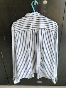 Striped White Shirt