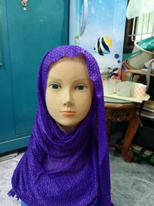 Dark Violet Shawl Dupatta Hijab