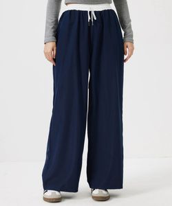 Navy Wide Leg Pants