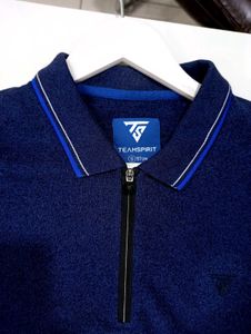 BRAND TEAMSPIRIT POLO Zip TSHIRT