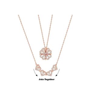 Elegant Rosegold tone fashion necklace for women