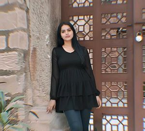 Chic Black Long Sleeve Dress