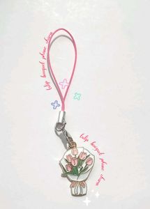 Floral Bouquet Phone Charm