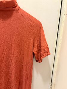 Beautiful Turtleneck Short Sleeve Top