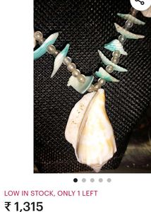Imported Shell/Koadi &amp; Stone Beautiful Neck Piece