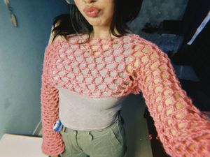 Crochet Mesh Top