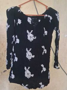 Floral Embroidered Top