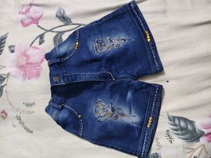 Blue Shorts Pant
