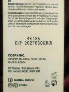 Cosrx 6 Peptide Skin Booster