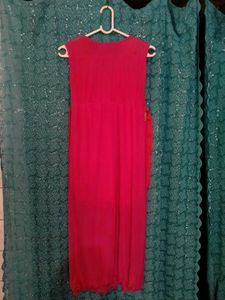 Pink &amp; Gold Embellished Party Dress