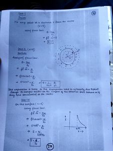Physics Class 12 Chapter 1 Handwritten Notes