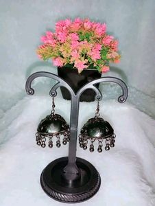 Oxidised Mini Jhumka