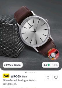 Wrogn Brown Leather Watch