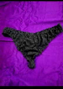 H&M Black Lace Thong