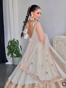 🆕️🆕️FOX GEORGETTE GOWN WITH PANT &amp; DUPATTA