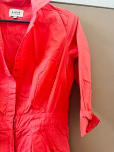 Coral Colour Jumpsuit