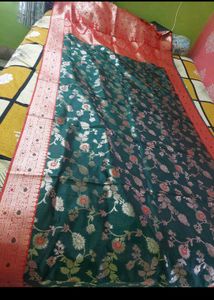 New Jal Katan Green Saree