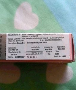 Benefit Cosmetics Gimme Brow+ Eyebrow Gel