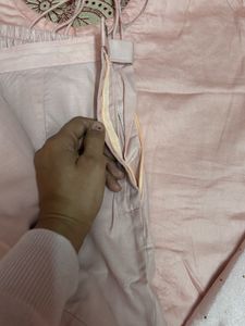 Peach Party Suit With Heavy Dupatta