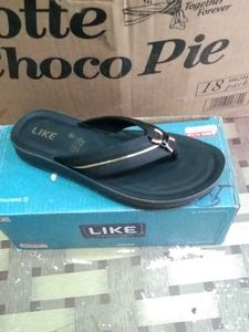 Black Slippers Party Wear