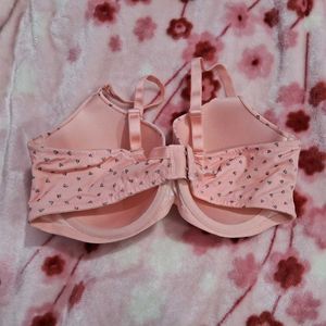 Hearty Pink Padded Wired Bra