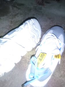 Stylish White &amp; blu shoes