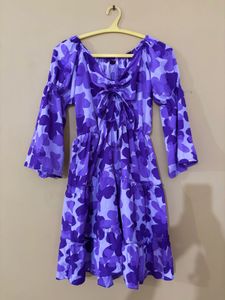 Floral Print Mini Dress