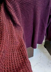 Purple Sweater Like New