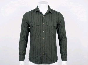 Stylish Green Striped Shirt