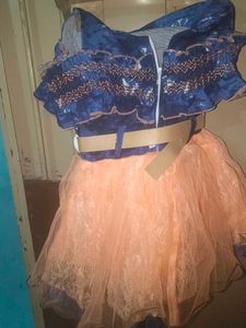 Cute Blue &amp; orange dress