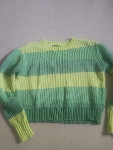 Striped Knit Sweater