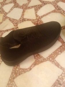 Black Slip-On Sneakers