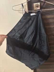 NA-KD Black Halter Top