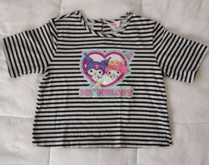 Black&White Striped Top Girl