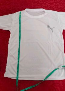 Plain White Puma Tshirt