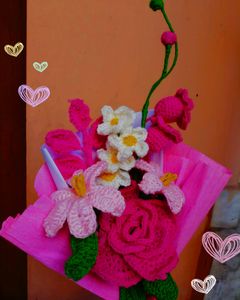 Crochet bouquet