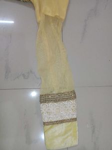 Elegant Yellow Embroidered Anarkali