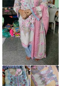 combo cotton pakistani lawn suits sets