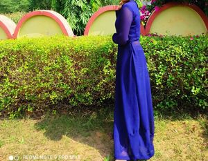 Royal Blue Long Dress