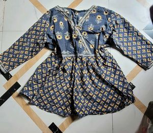 Floral Print Mini kurti