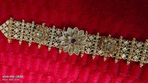 Vintage Floral Gold Tone Bracelet