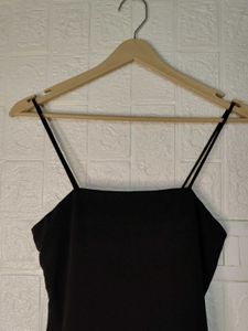 Black  Spaghetti Dress