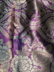Purple Banarasi Silk Saree