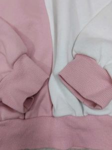 Cute Pink &amp; White 'Milk' Sweatshirt