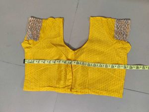 Elegant Yellow Embroidered Saree