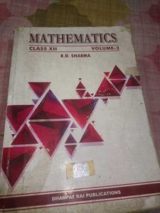 R.D. Sharma Mathematics Class XII - Vol. 2